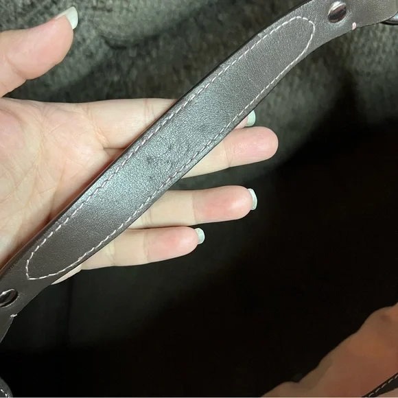 Vintage Y2K Juicy Couture Baby Pink Velour Crown Hobo Shoulder Bag - Picture 5 of 16